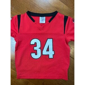 Rivalry Threads Georgia Bulldogs Football Jersey Toddler 2T Red 34